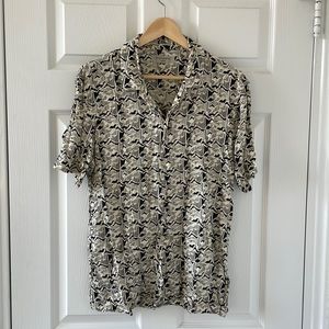 Allsaints Printed Camp Shirt